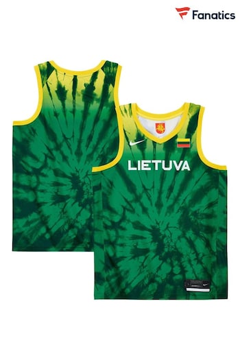 Fanatics Green NBA Lithuanian Nike Home Swingman Jersey (N21846) | £90