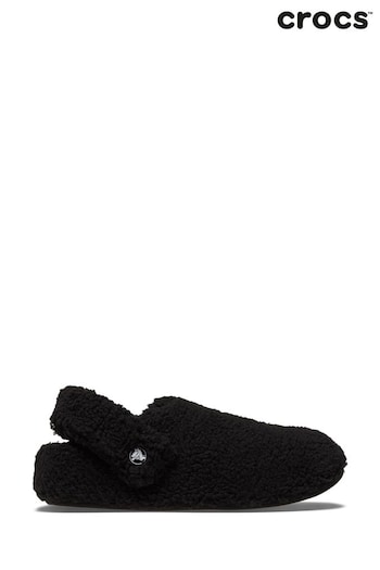 Crocs Black Classic Cozzzy Borg Slippers (N21994) | £45