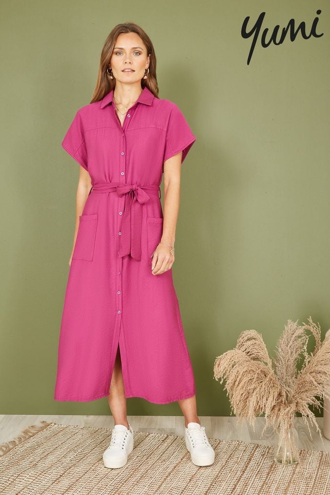 Buy Women s 8 Midi Workwear Plain Collared Dresses Online OnlinenevadaShops