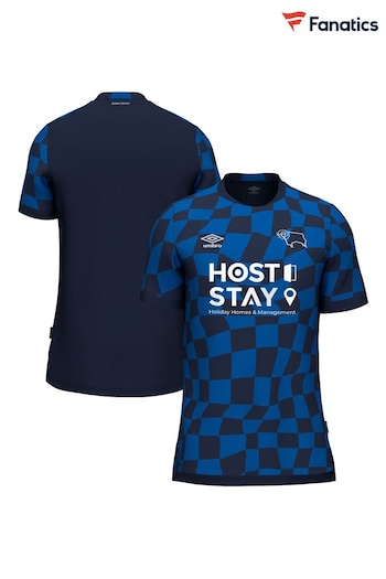 Fanatics Blue Derby County Umbro Away Shirt 2023-24 (N22043) | £55