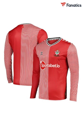Fanatics Red Southampton Long Sleeve gradient-effect Shirt 2023-24 (N22079) | £60