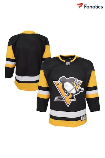 Fanatics NHL Pittsburgh Penguins Replica Home Black Jersey Kids (N22112) | £40