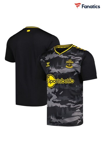 Fanatics Southampton Third Black Football Shirt 2023-24 (N22139) | £55
