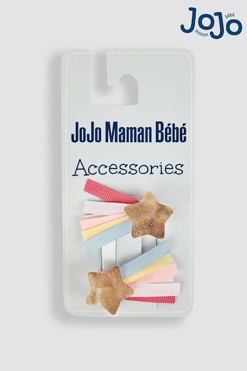 JoJo Maman Bébé Gold Star Clips 2 Pack (N22262) | £6