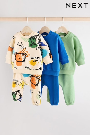 Bright Character Baby Sweatshirt and Joggers Set 6 Pack (N22281) | £32 - £34