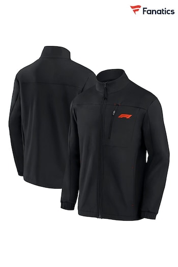 Fanatics Formula 1 Softshell Black Jacket (N22365) | £100