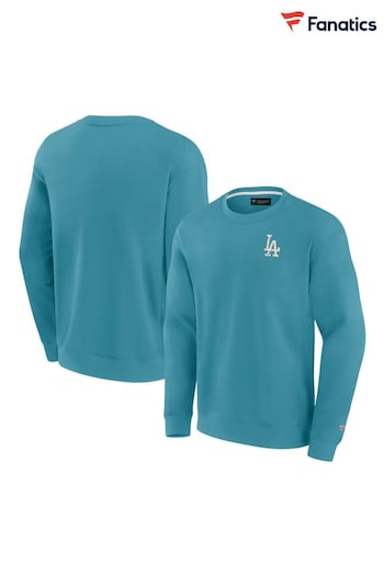 Fanatics Blue MLB Los Angeles Dodgers Terrazzo Fleece Crew Sweatshirt (N22371) | £55