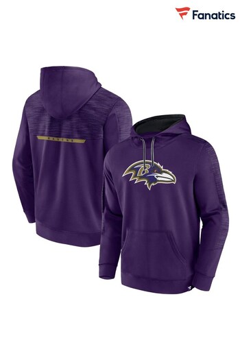 Fanatics Purple NFL Baltimore Ravens Defender Streaky Poly Fleece Pullover Hoodie (N22377) | £55