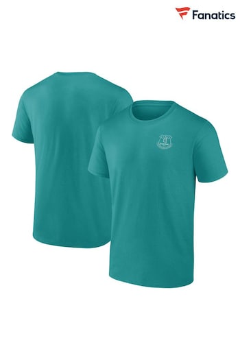 Fanatics Green Everton Essentials Small Crest T-Shirt (N22386) | £22