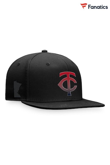 Fanatics MLB Minnesota Twins Iconic Gradient Snapback Black Cap (N22390) | £25