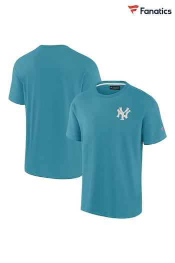 Fanatics Green MLB New York Yankees Terrazzo Short Sleeve Crew T-Shirt (N22401) | £38
