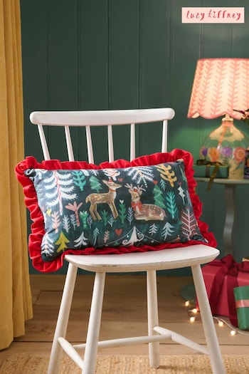 Lucy Tiffney Winter Wonderland Christmas Cushion (N22428) | £15