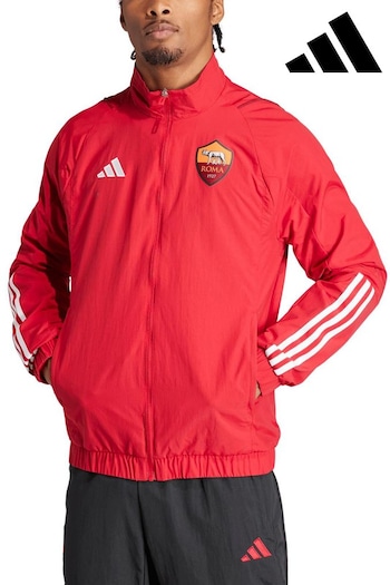 adidas Red AS Roma Anthem Jacket (N22451) | £70