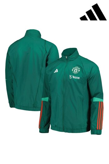 adidas Green Manchester United Training Presentation Jacket (N22453) | £75