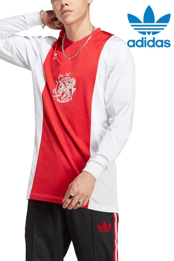 adidas Red Ajax x Originals OG Long Sleeve Jersey (N22454) | £80