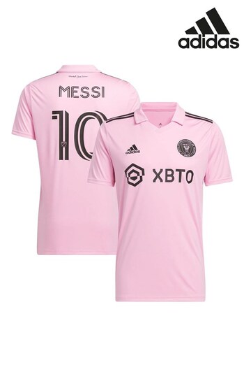 adidas Pink Inter Miami CF Home 2023 Messi #10 Shirt (N22467) | £85
