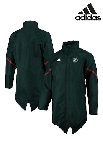 adidas Black Manchester United Travel Jacket (N22477) | £150