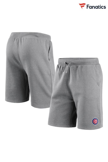 Fanatics Grey MLB Chicago Cubs Mid Essentials Sweat Shorts (N22572) | £45