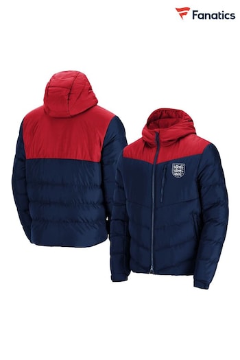 Fanatics Blue England Padded Jacket (N22577) | £75