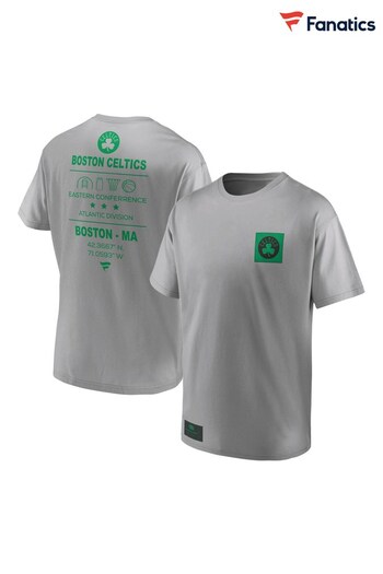 Fanatics Grey NBA Boston Celtics Future T-Shirt (N22586) | £30