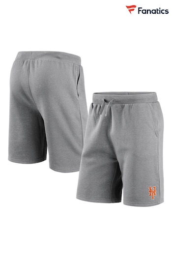 Fanatics Grey MLB New York Mets Mid Essentials Shorts (N22589) | £45