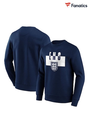 Fanatics Blue England Revert Graphic Sweatshirt (N22600) | £40