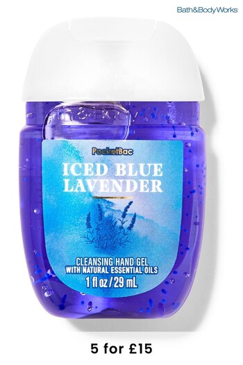 Bath & Body Works Iced Blue Lavender Cleansing Hand Gel 14.5 oz / 411 g (N22682) | £4
