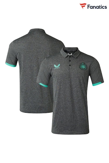 Fanatics Grey Newcastle United Coaches Travel Polo Shirt (N22722) | £48