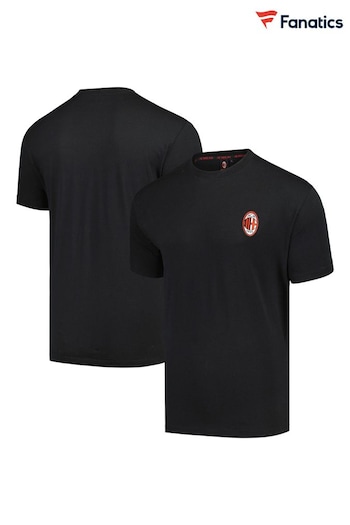 Fanatics AC Milan Core Black T-Shirt (N22733) | £20