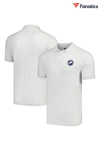 Fanatics Grey Millwall Core Crest Polo Shirt (N22766) | £30