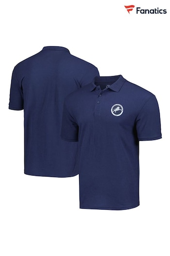 Fanatics Blue Millwall Core Crest Polo Shirt (N22768) | £30