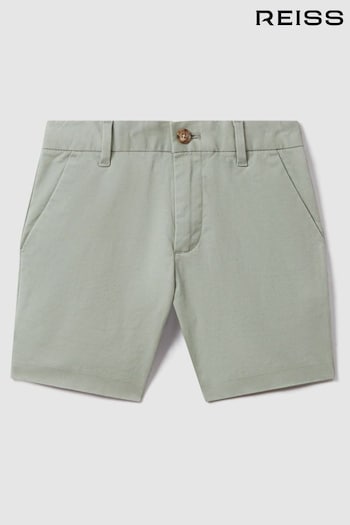 Reiss Pistachio Wicket Teen Casual Chino Shorts (N22865) | £34