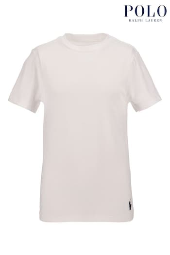 Polo Ralph Lauren Short Sleeve White T-Shirt 2pk (N22878) | £45