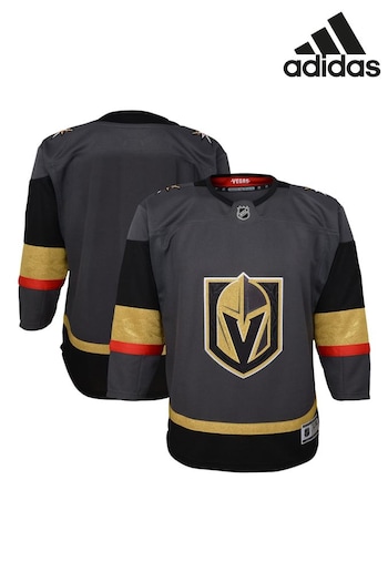 adidas Grey NHL Vegas Golden Knights Replica Home Jersey (N23000) | £37