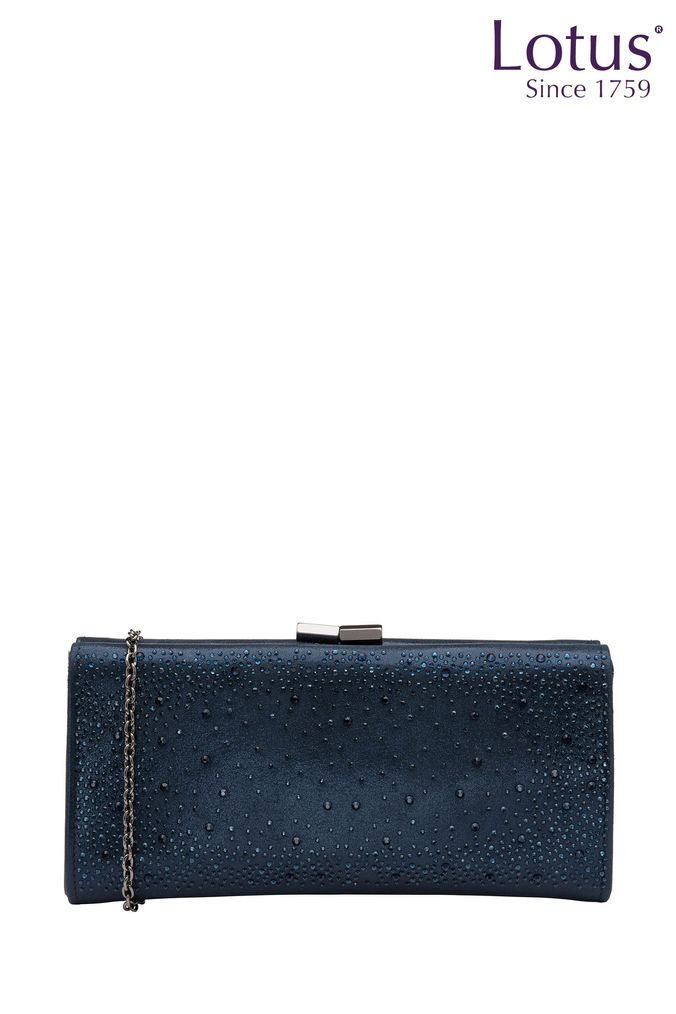 Next blue clutch bag discount