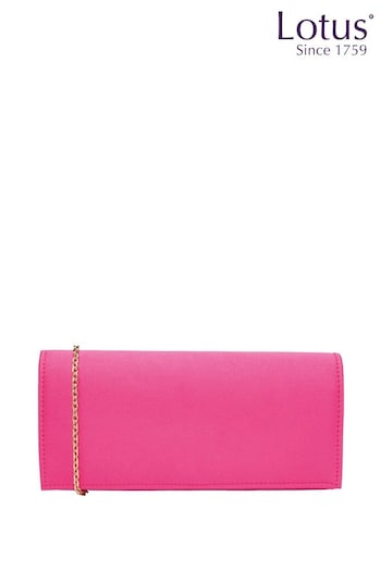 Lotus Pink Clutch Bag With Chain (N23057) | £45