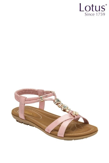 Lotus Pink Open-Toe Sandals (N23063) | £45