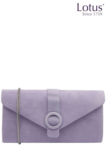 Lotus Purple Clutch Bag With Chain (N23083) | £80