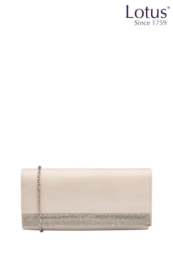 Lotus Nude Clutch Bag With Chain (N23109) | £50