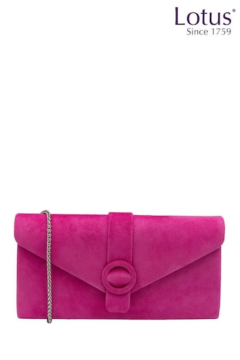 Lotus Pink Clutch Bag With Chain (N23150) | £80