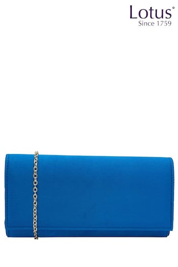 Lotus Blue Clutch Bag With Chain (N23154) | £45