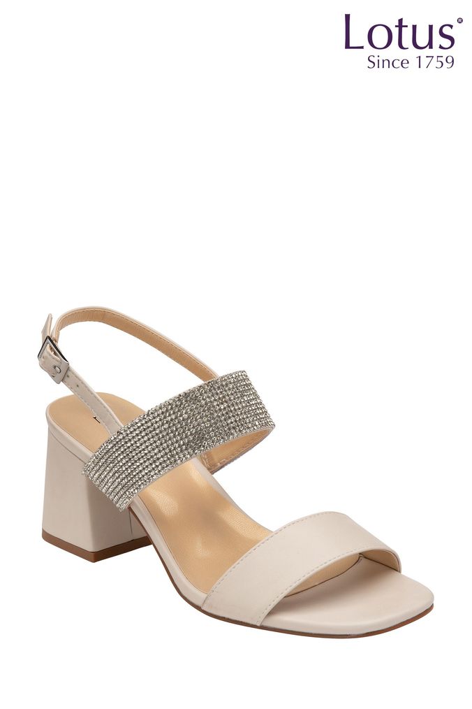 Women s Nude Mid Heel Sandals Next UK