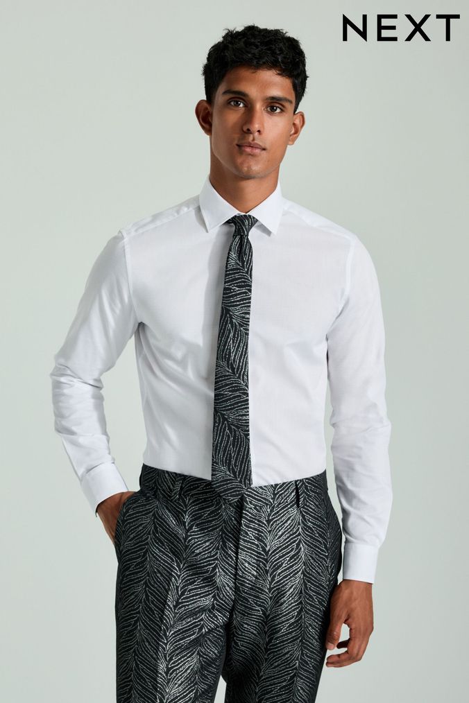 Buy Men s Shirt Tie Set Partywear Shirts Online Next UK