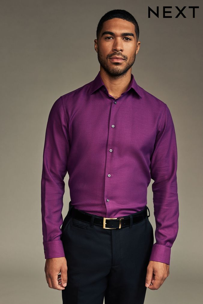 Purple Shirts for Men Lilac Shirts Next UK
