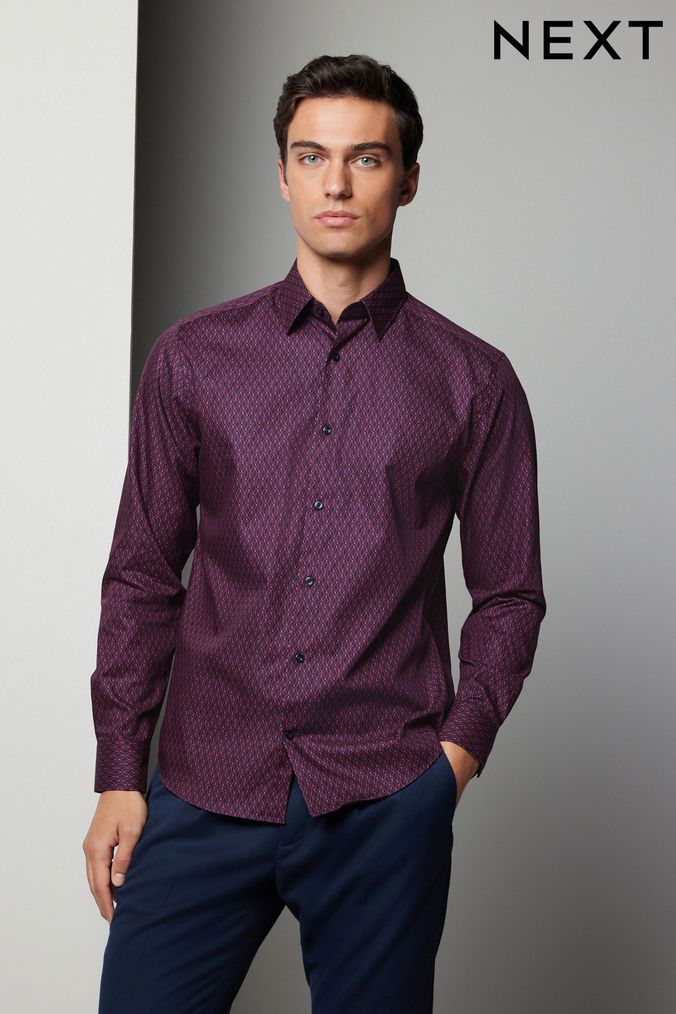 Next mens formal shirts discount