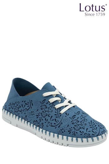 Lotus Blue Lace-Up Casual Shoes (N23404) | £50