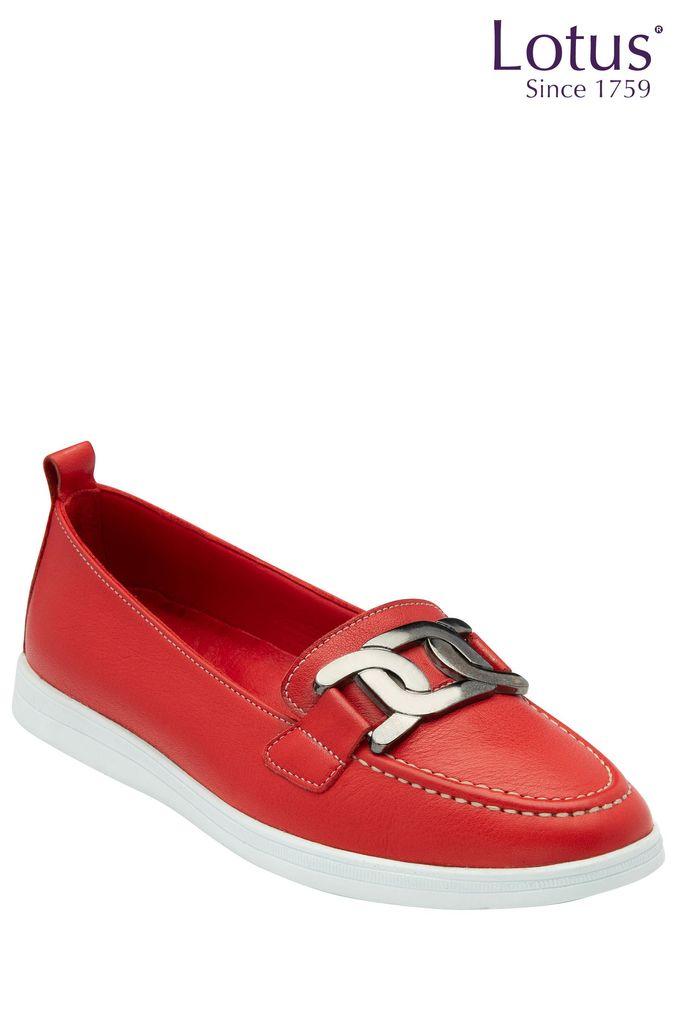 Red loafers sales womens uk