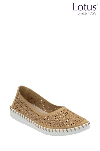 Lotus Natural Slip-On Casual Shoes (N23445) | £50