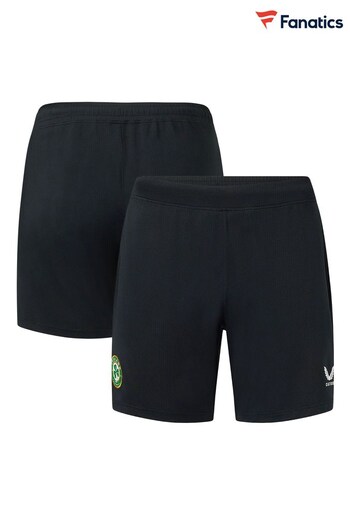 Fanatics Republic of Ireland Third Pro Black Shorts 2023 (N23460) | £45