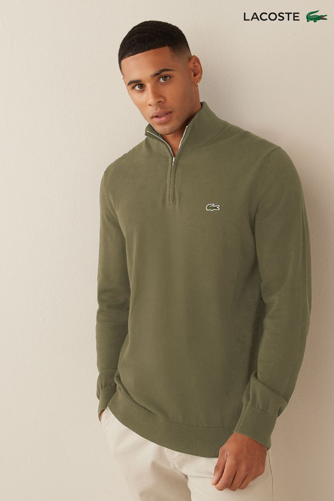 Lacoste burgundy jumper top